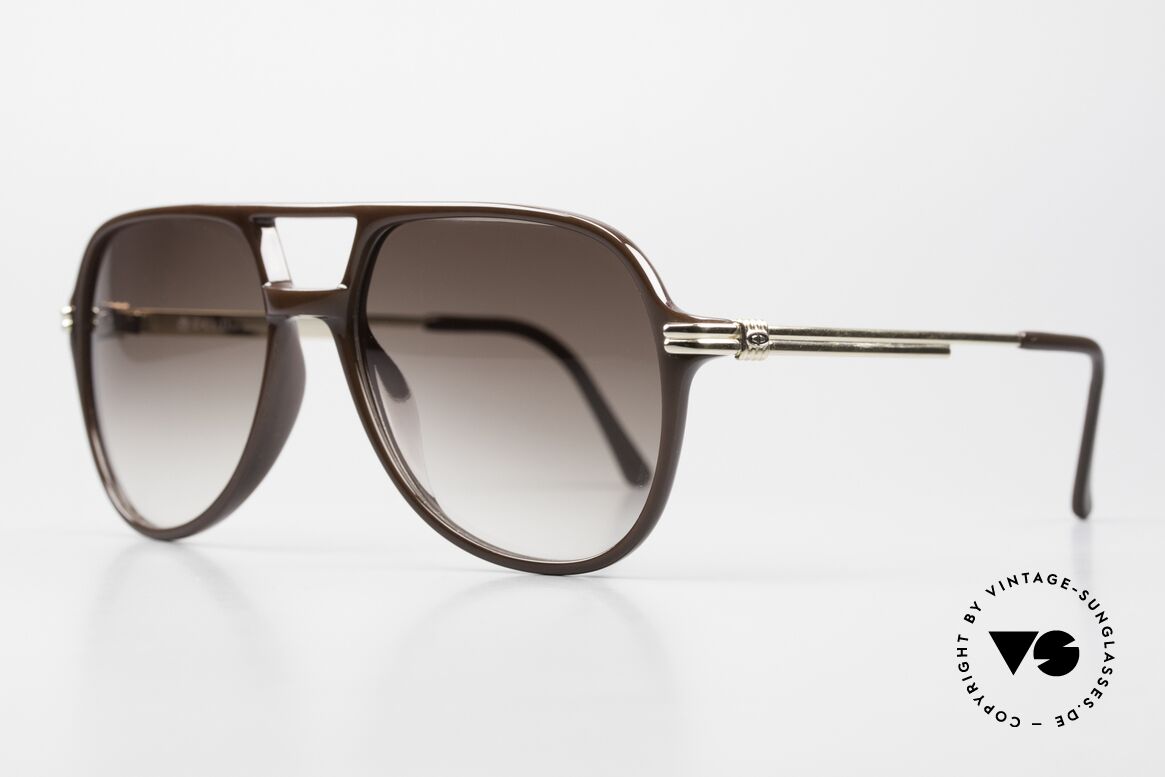 Christian Dior 2301 80er Optyl Brille Monsieur, dunkelbraune Front aus leichtem Optyl-Material, Passend für Herren