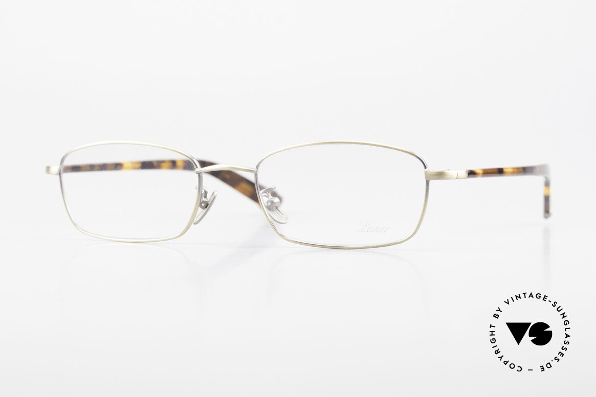 Lunor Club IV 524 AG Brille Eckig In Antik Gold, alte LUNOR Club IV 524 Brille in AG: ANTIK GOLD, Passend für Herren