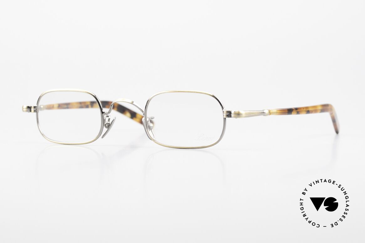 Lunor VA 104 Eckige Lesebrille Antik Gold, rare LUNOR Brille in Größe 38/22 und ANTIK GOLD, Passend für Herren und Damen