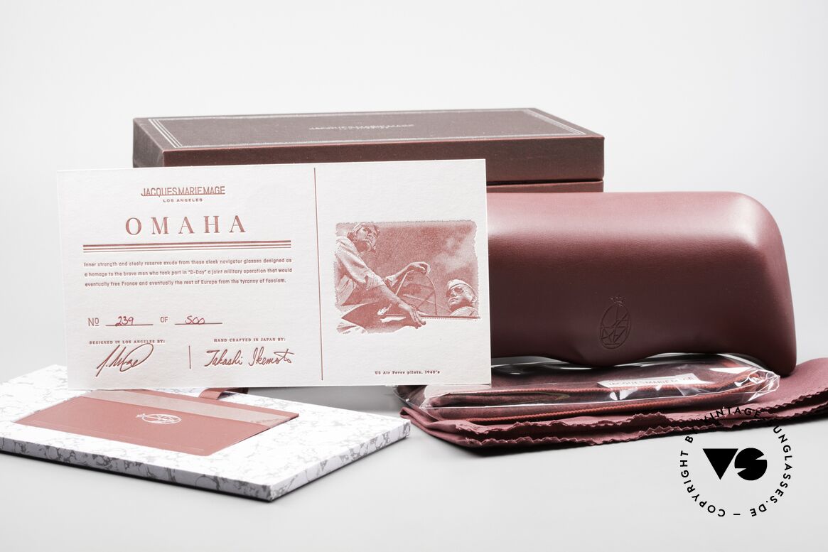 Jacques Marie Mage Omaha Titan Sonnenbrille Herren, Größe: large, Passend für Herren