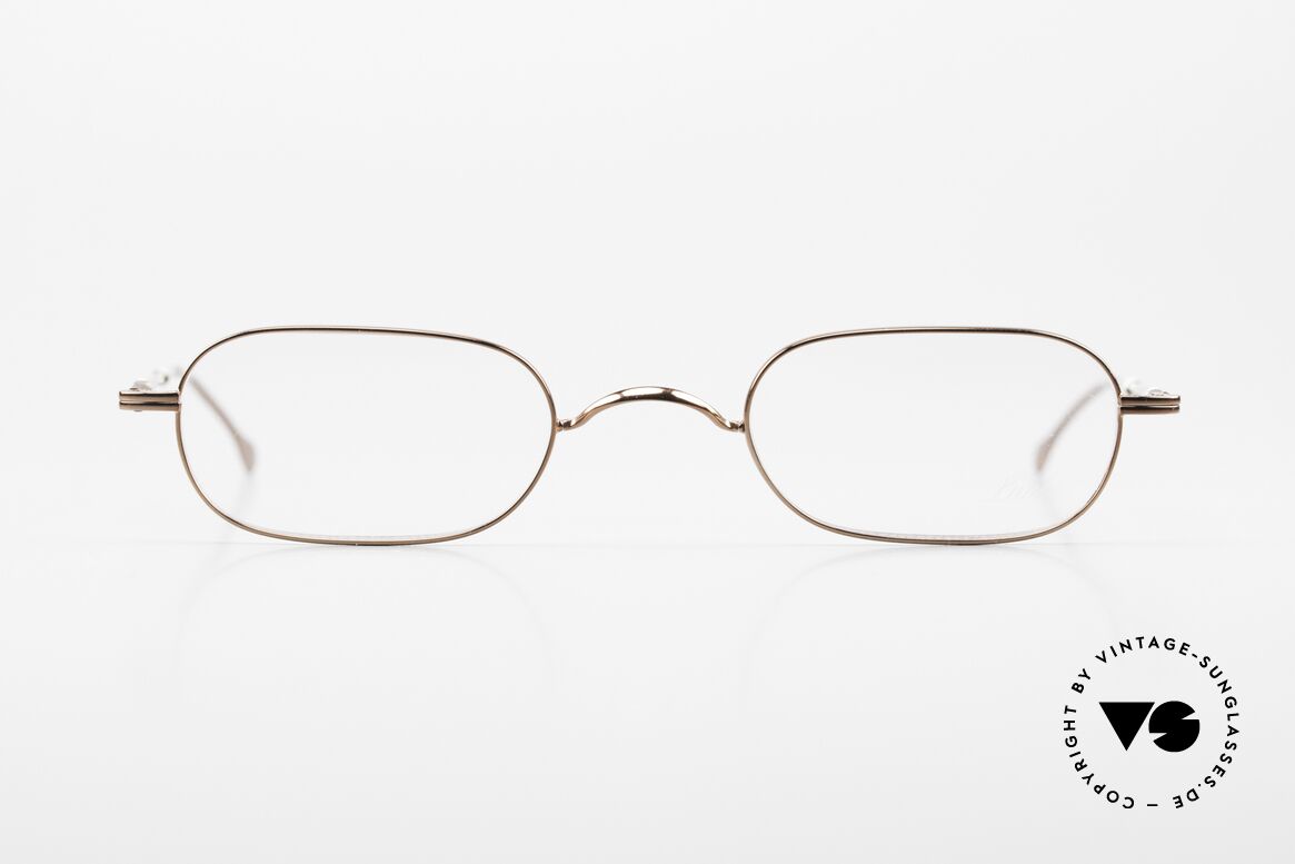 Lunor Telescopic 401 BR Schiebebügel Teleskopbügel, eckige LUNOR Teleskop-Brille mit Schiebebügeln, Passend für Herren und Damen