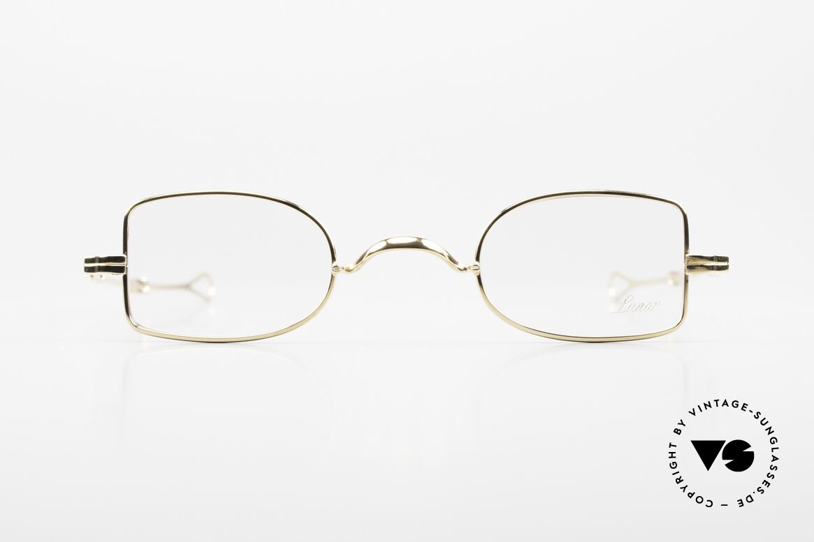 Lunor I 09 Telescopic Teleskopbrille Vergoldet GP, zeitloser Klassiker aus Deutschland, GP: gold-plated, Passend für Herren und Damen