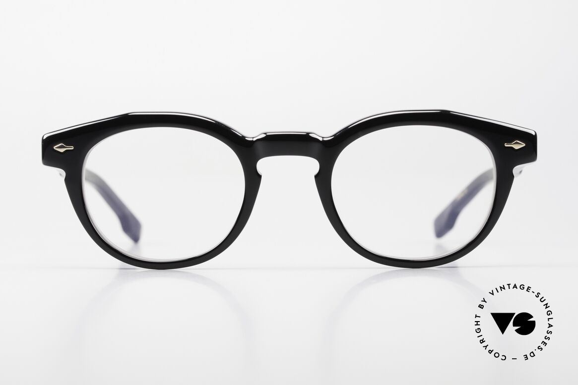 Jacques Marie Mage Noland Black Pantobrille Midnight, eine Hommage an den US Künstler Kenneth Noland, Passend für Herren und Damen