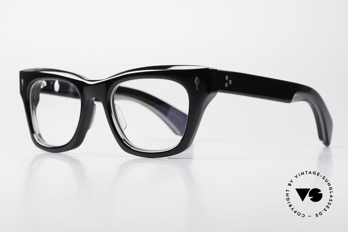 Jacques Marie Mage Dealan Bob Dylan 60er Brille 50mm, Vanta, Demo Lens, Matte Black, LIMITED, Gr. 50/20, Passend für Herren