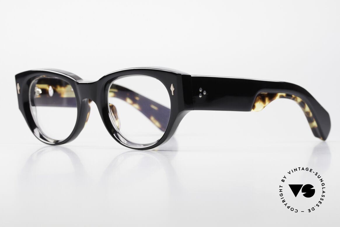 Jacques Marie Mage Altabani Mafia Boss Brille Italian Job, Noir, Demo Lens, Sterling Silver, LIMITED, Gr. 48/22, Passend für Herren