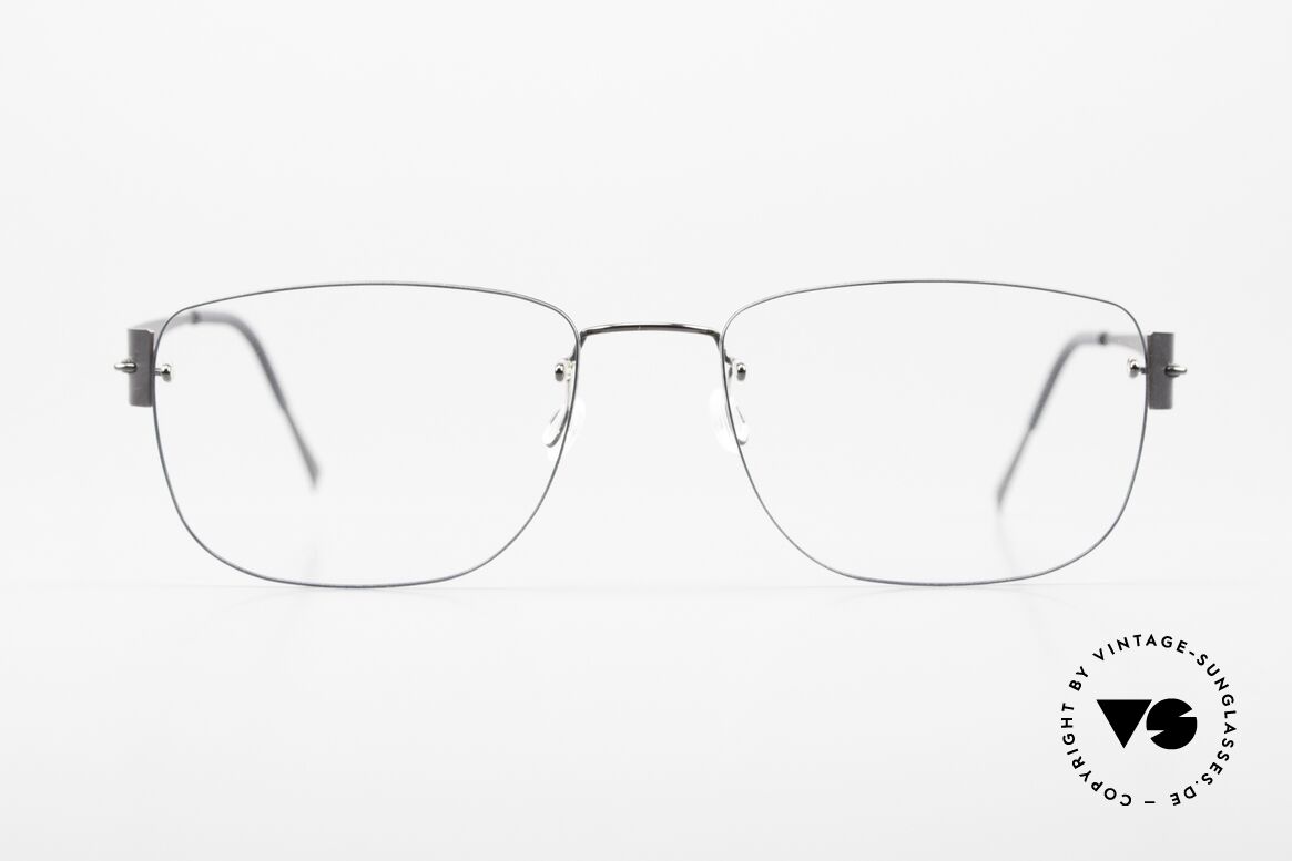 Lindberg 2350 Spirit Titan Randlose Herrenbrille Titan, Modell 2350, Größe 54, GR94, Color U9 (grau/anthrazit), Passend für Herren
