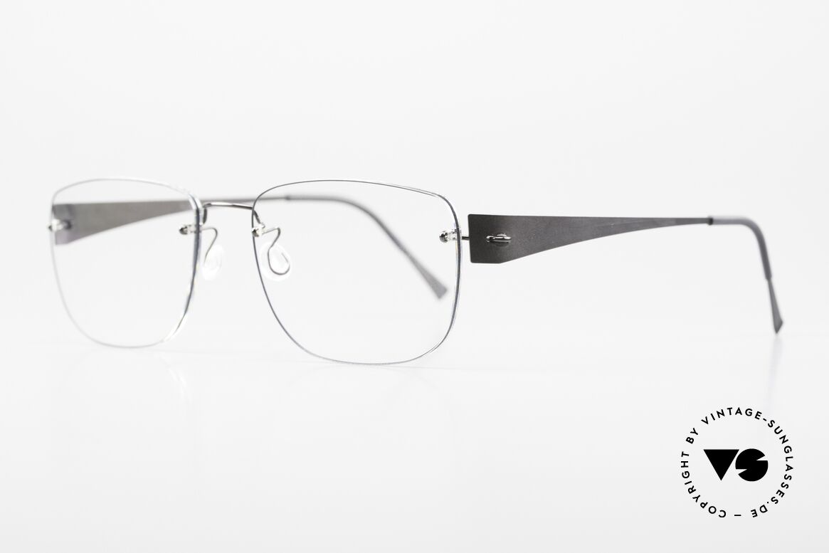Lindberg 2350 Spirit Titan Randlose Herrenbrille Titan, vielfach ausgezeichnet hinsichtlich Qualität und Design, Passend für Herren