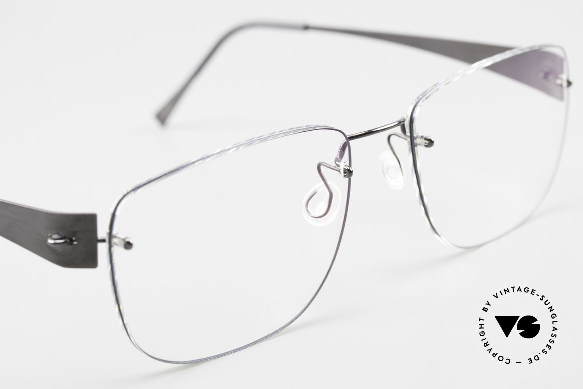 Lindberg 2350 Spirit Titan Randlose Herrenbrille Titan, sehr flexibel & elastisch (Glasform ist ggf. veränderbar), Passend für Herren