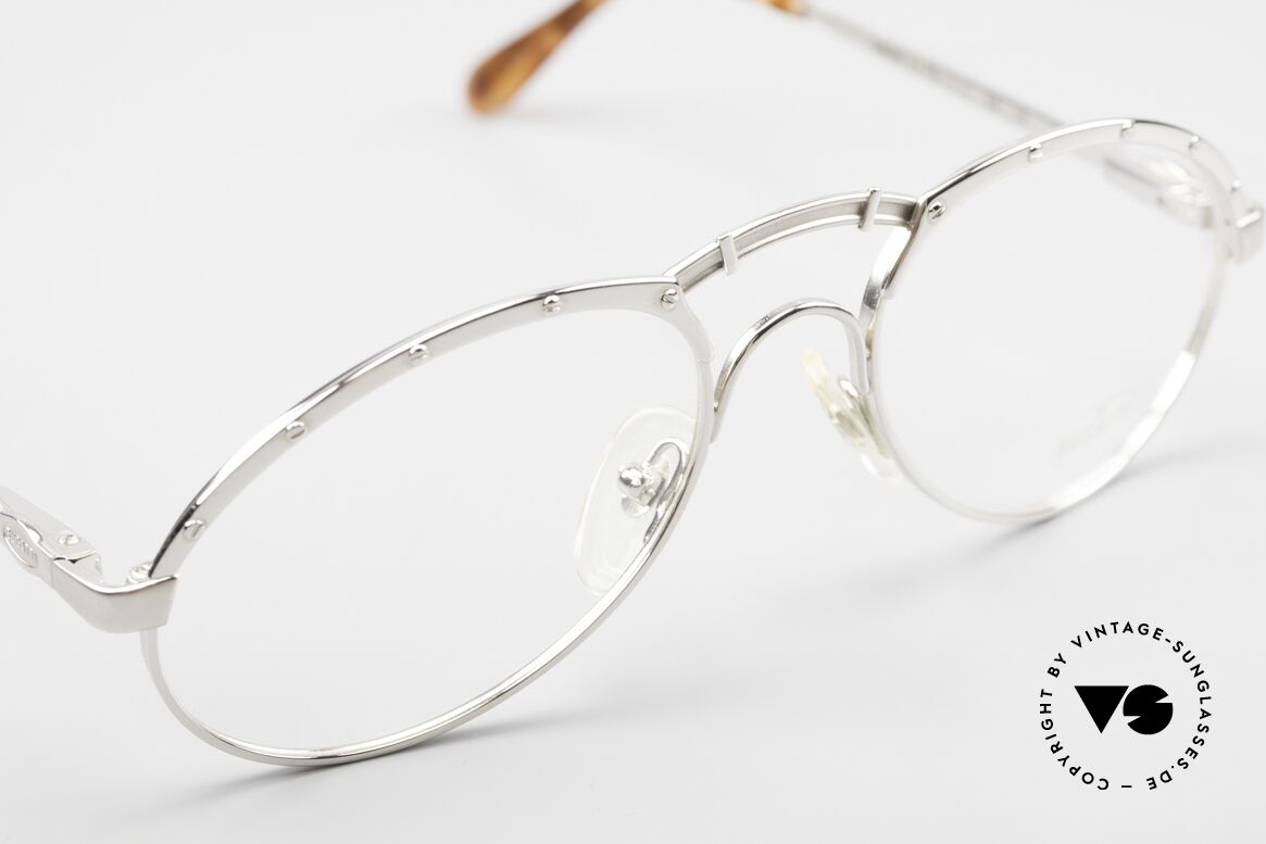 Bugatti 12004 Herrenbrille 80er Platinum, ungetragen; wie alle unsere vintage 80er Brillen, Passend für Herren