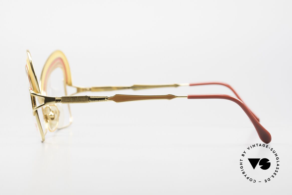 Casanova Arché 7 Limitierte Kunstbrille 24kt, limitiertes Sammlerstück; Nr. 041/300, 24kt vergoldet, Passend für Damen