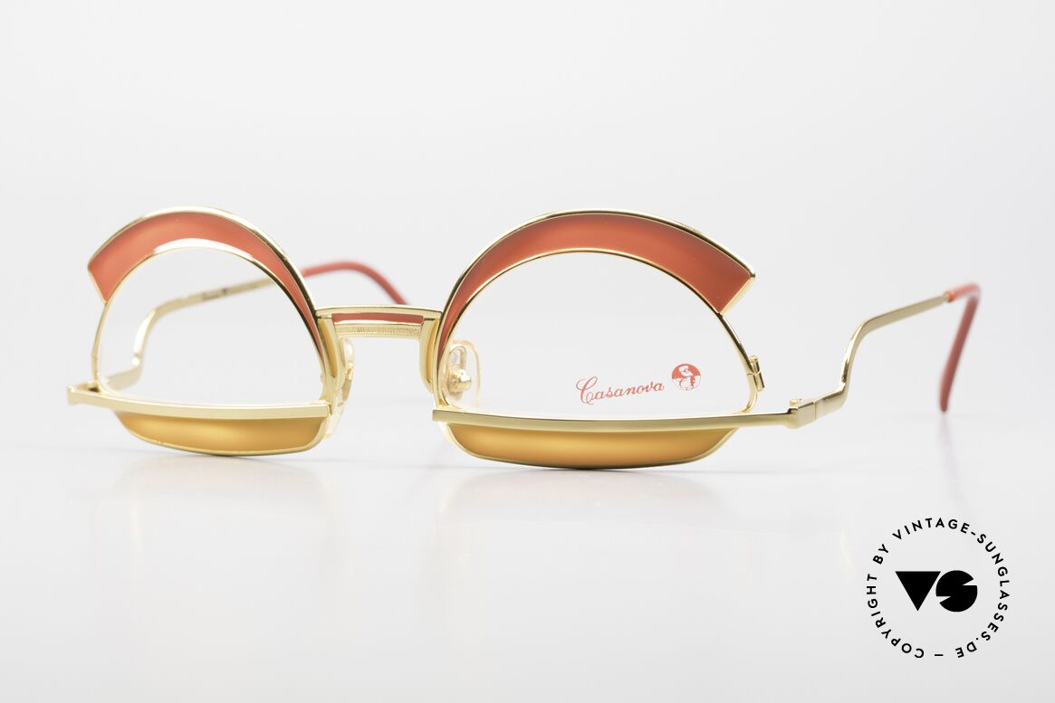 Casanova Arché 5 Crazy Brille Kunstsammler, wirklich verrückte Casanova Brille für Kunstsammler, Passend für Damen