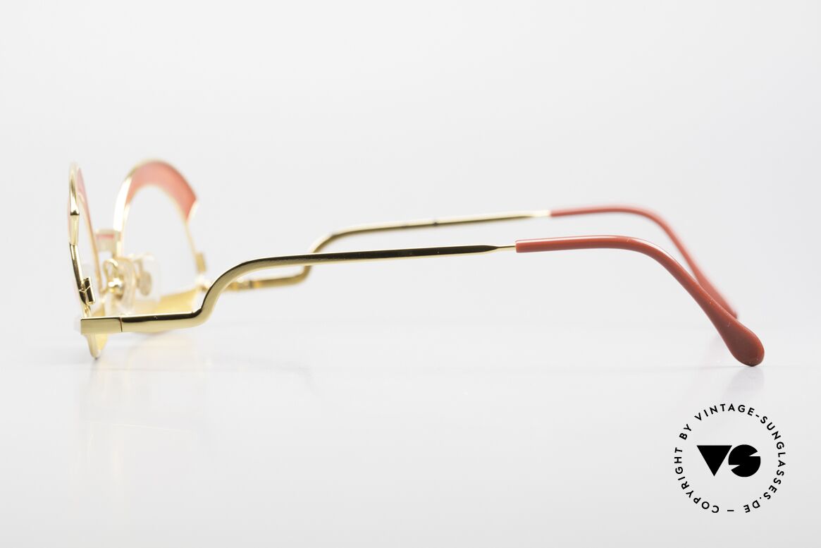 Casanova Arché 5 Crazy Brille Kunstsammler, limitiertes Sammlerstück; Nr. 092/300, 24kt vergoldet, Passend für Damen
