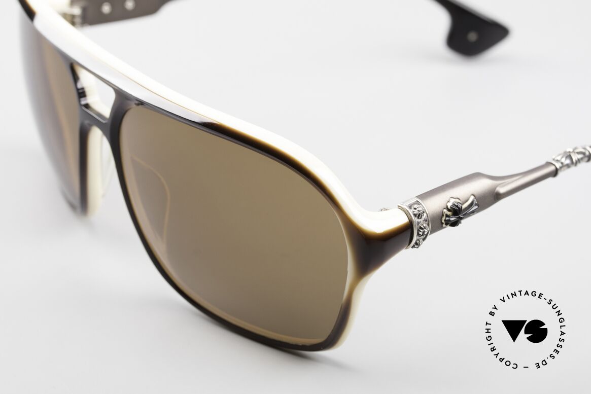 Chrome Hearts Box Lunch Rockstar Sonnenbrille 2009, herausragende Handwerkskunst (made in Japan), Passend für Herren und Damen