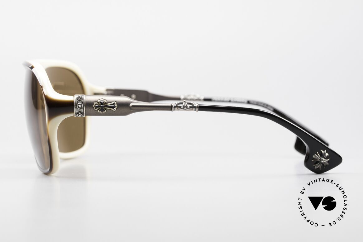 Chrome Hearts Box Lunch Rockstar Sonnenbrille 2009, mit dem charakteristischen Chrome Hearts Kreuz, Passend für Herren und Damen