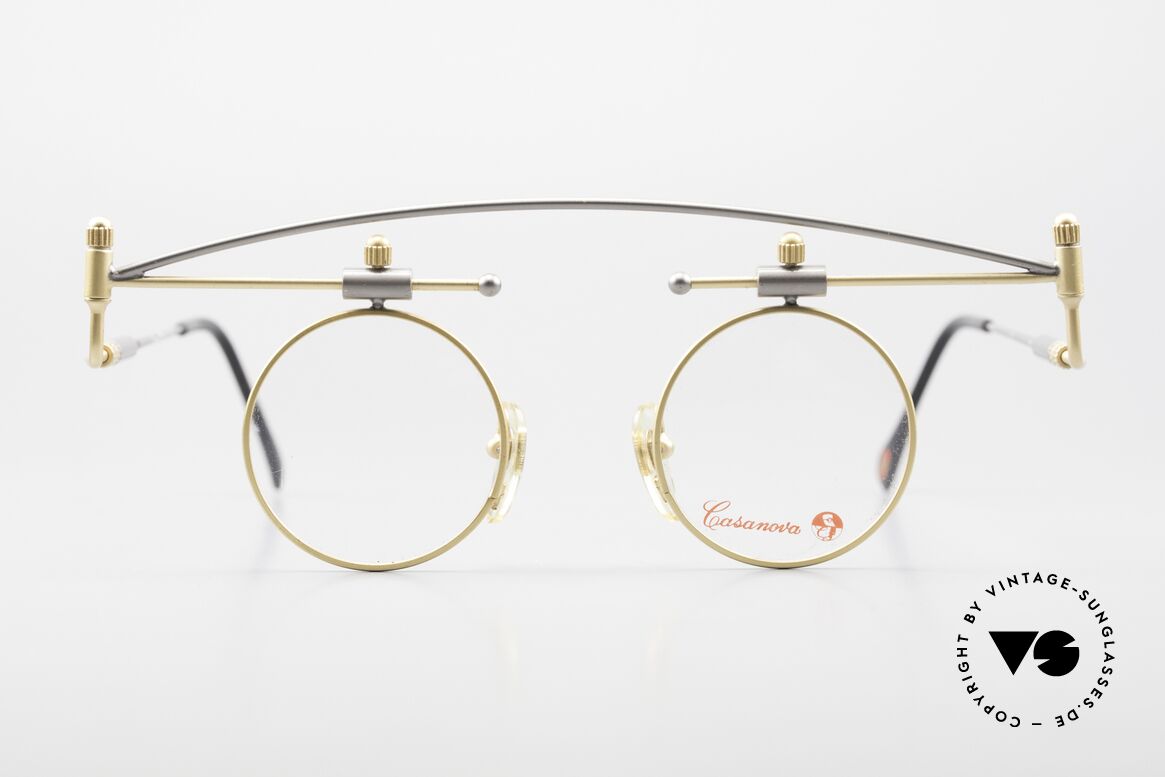 Casanova MTC 10 Kunstbrille Limited Edition, venezianisches Design mit technischen Gimmicks, Passend für Herren und Damen