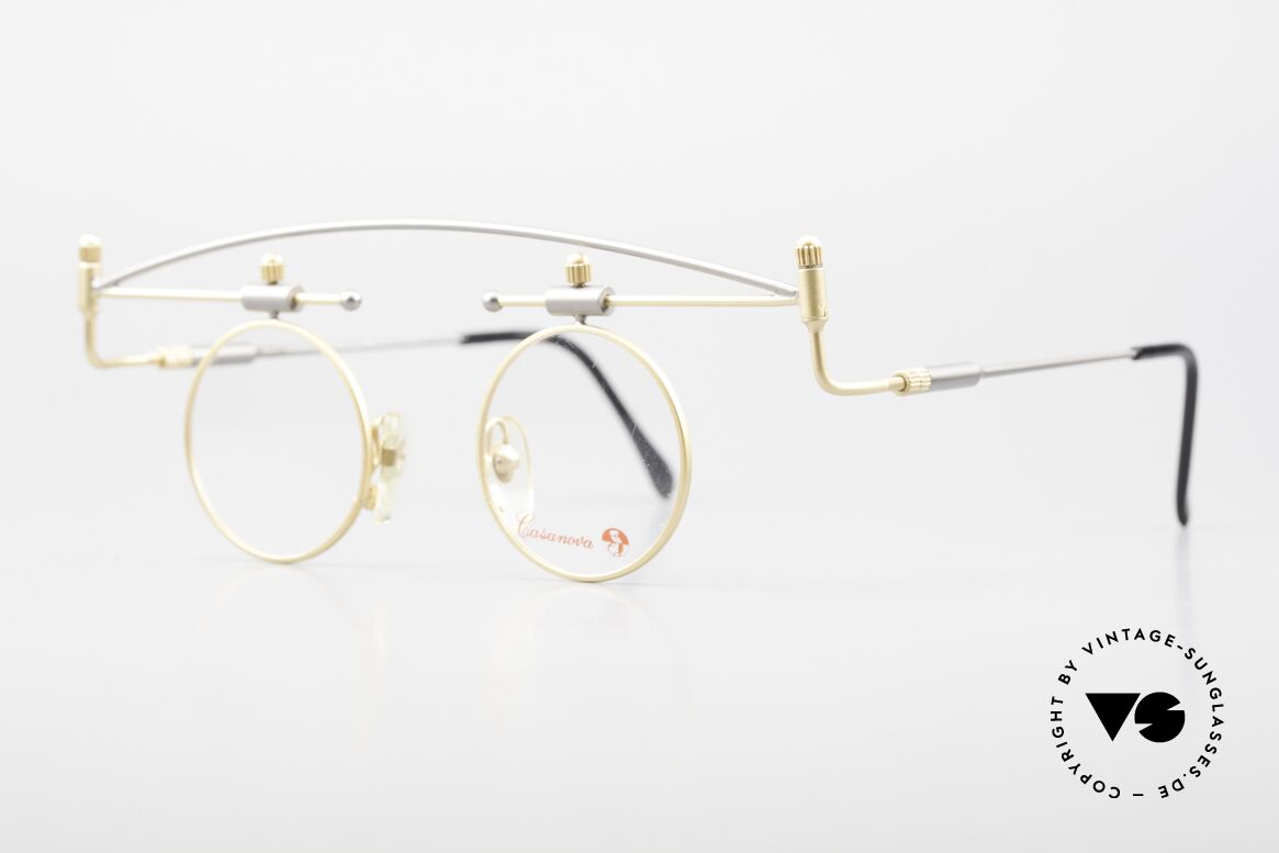 Casanova MTC 10 Kunstbrille Limited Edition, begehrtes Sammlerstück in sehr kleiner Auflage, Passend für Herren und Damen