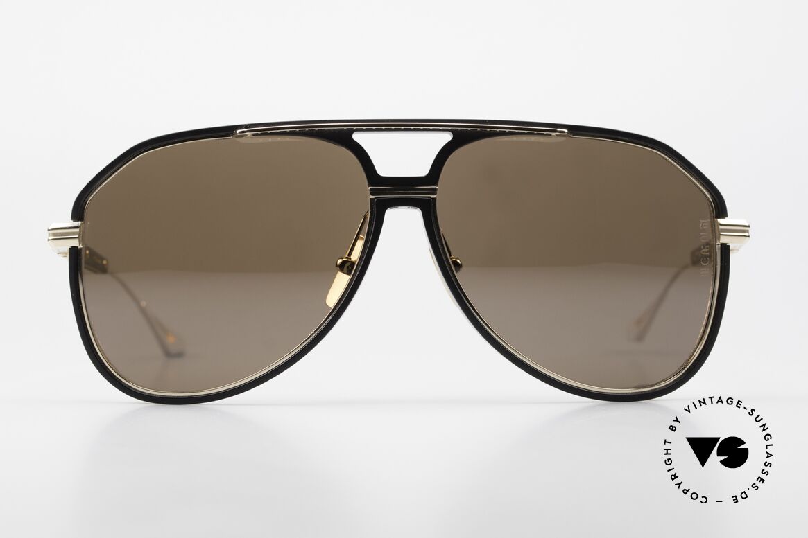 DITA Epiluxury 02 Limited Edition Luxus Pur, 22kt GOLD in Kombination mit schwarzem Azetat, Passend für Herren