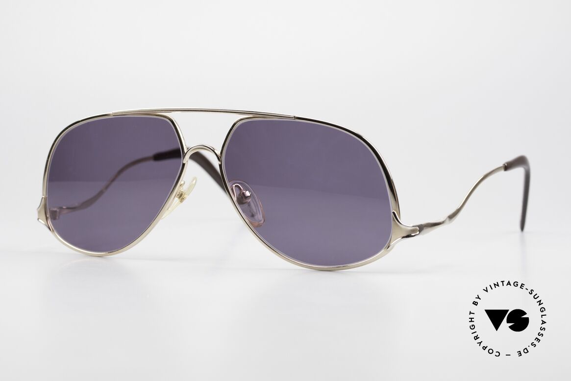 Colani 15-701 Kultige 80er Titanbrille, kultige Designer-Sonnenbrille von Luigi Colani, Passend für Herren