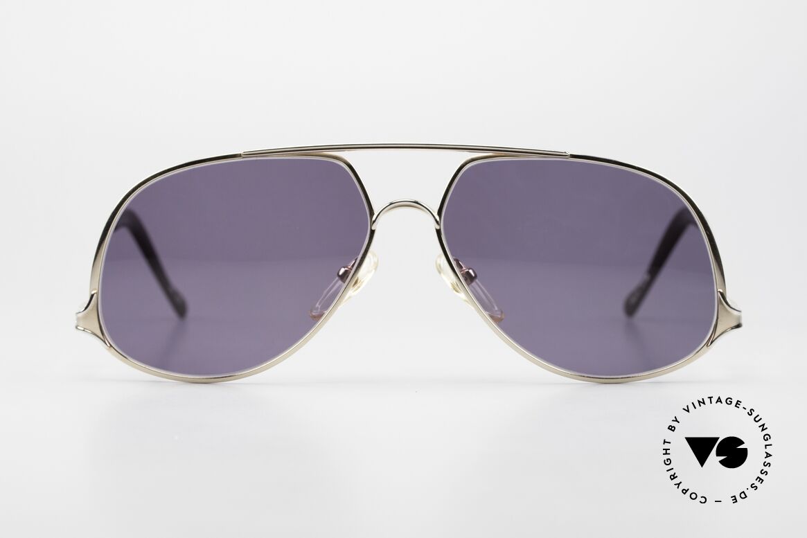 Colani 15-701 Kultige 80er Titanbrille, LUIGI COLANI's Interpretation der Pilotenbrille, Passend für Herren