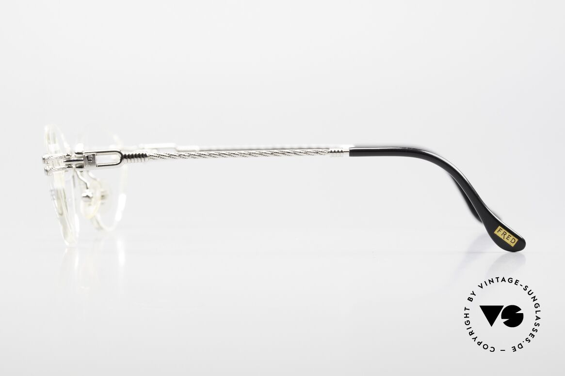 Fred Orcade F3 Randlos Platin Brille Segler, platin-plattierte Fassung (Form kann geändert werden), Passend für Damen