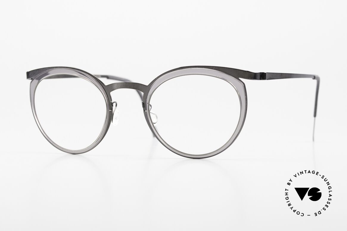 Lindberg 9722 Strip Titanium Panto Stil Damenbrille Rund, Lindberg Damenbrille der Strip Titanium Serie, 2018, Passend für Damen