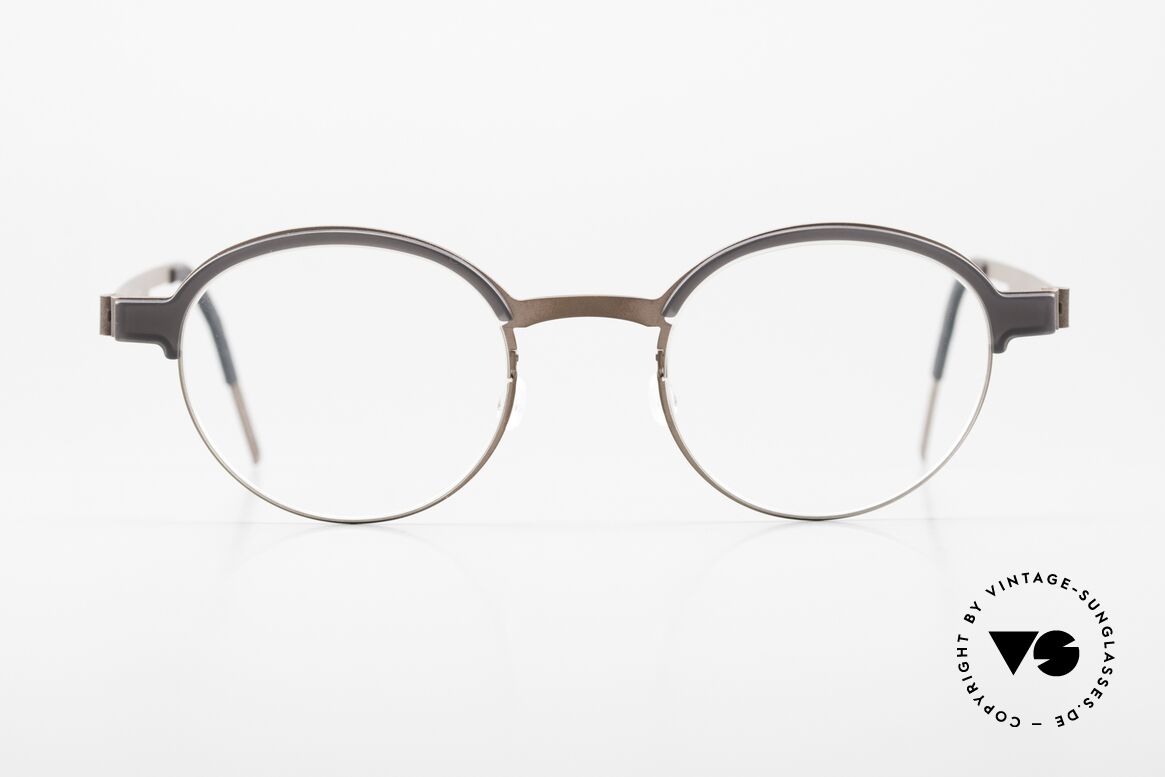Lindberg 9840 Strip Titanium Panto Designerbrille Herren, Modell 9840, in Größe 48/22, 135mm Bügel; Farbe U12, Passend für Herren