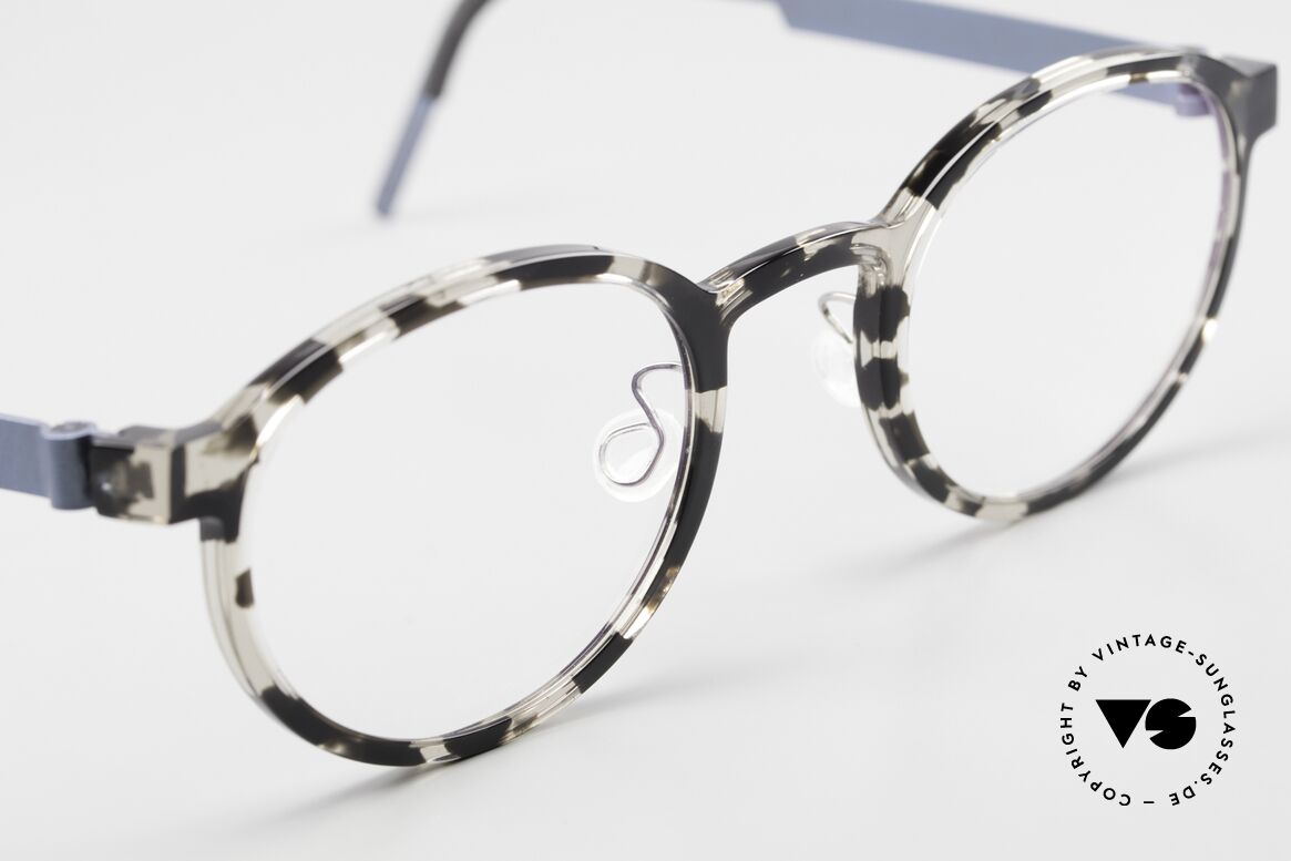 Lindberg 1014 46 Acetanium Runde Brille Panto Mosaik, so zeitlos, stilvoll und innovativ = Prädikat "VINTAGE", Passend für Herren und Damen