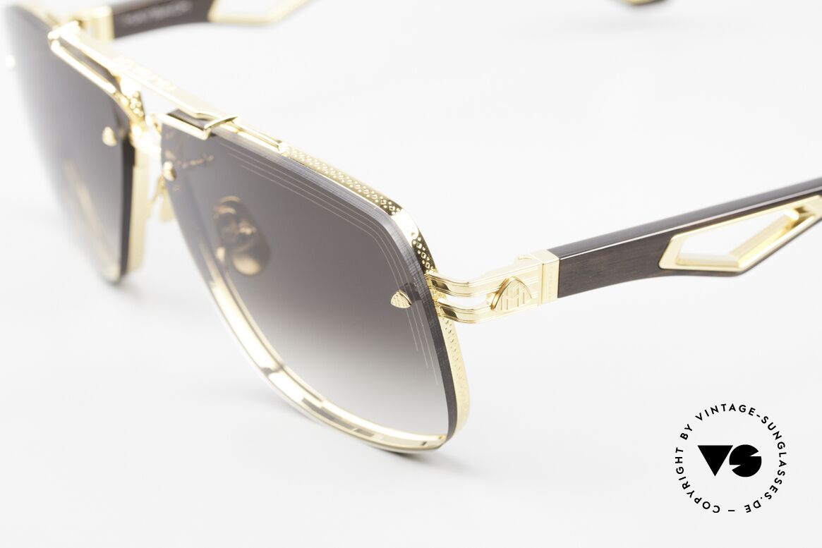 Maybach The King II Herren Sonnenbrille Luxus XL, inspiriert am weltberühmten Automobil-Interieur, Passend für Herren