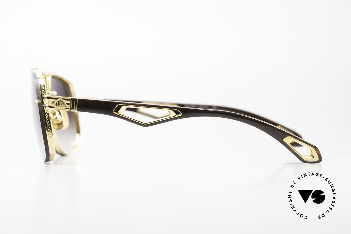 Maybach The King II Herren Sonnenbrille Luxus XL, entspiegelte ZEISS Sonnengläser (nur das Beste!), Passend für Herren