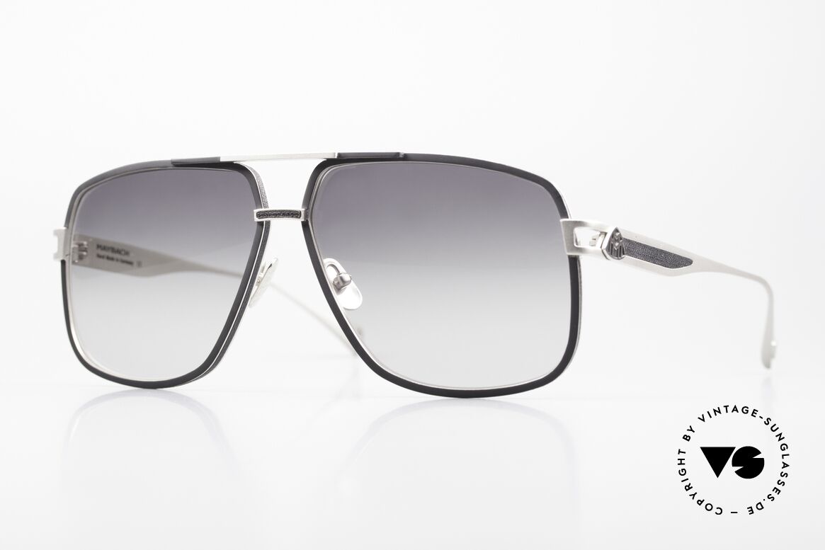 Maybach The Defiant I Platinum Brille Nappa Leder, Maybach The Defiant 1, P-LC-Z22, Gr. 64-13, 140, Passend für Herren