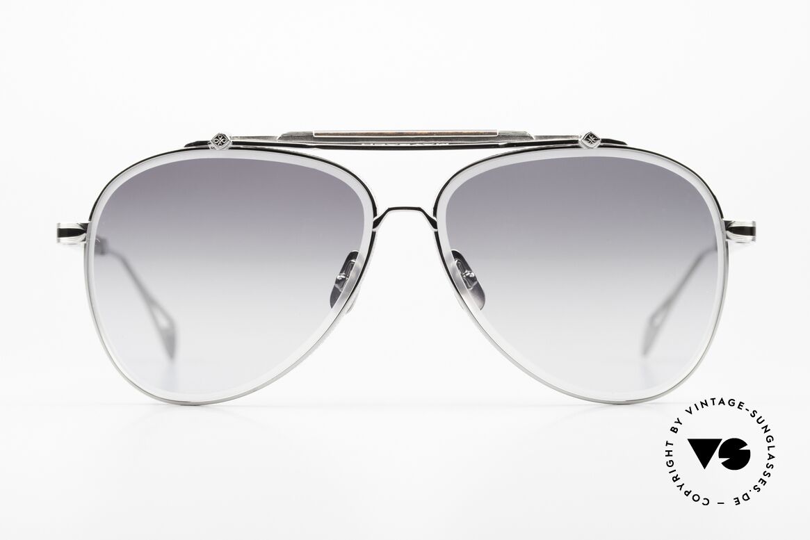 Maybach The Observer I Aviator Ruthenium Ebenholz, kostbare Luxus Herrensonnenbrille; Aviator Style, Passend für Herren