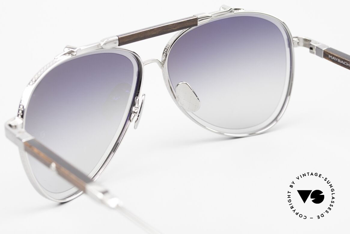 Maybach The Observer I Aviator Ruthenium Ebenholz, Größe: large, Passend für Herren