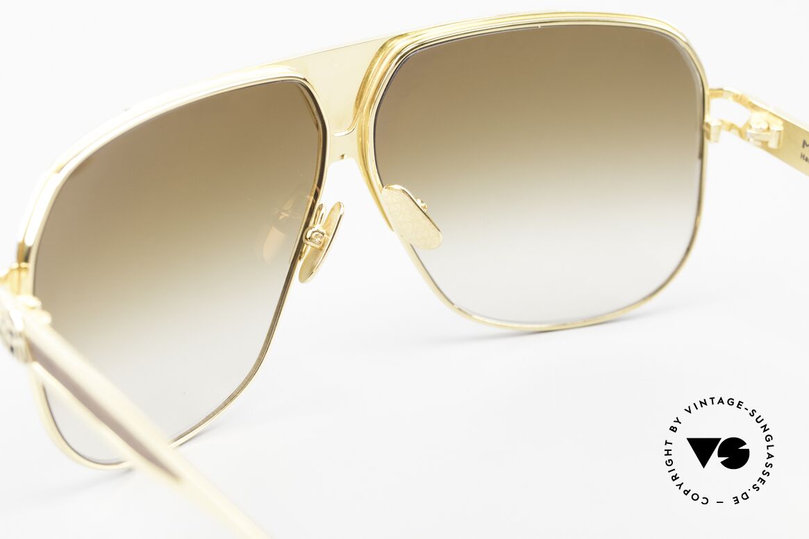 Maybach The Player I Titanbrille 24kt Gold Holz, Größe: large, Passend für Herren