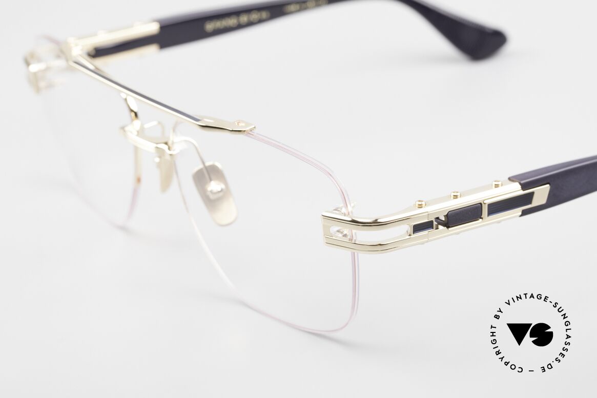 DITA Grand-Evo Rx Randlose Herrenbrille Luxus, vergoldete Titanium-Komponenten & Emaille Inlays, Passend für Herren
