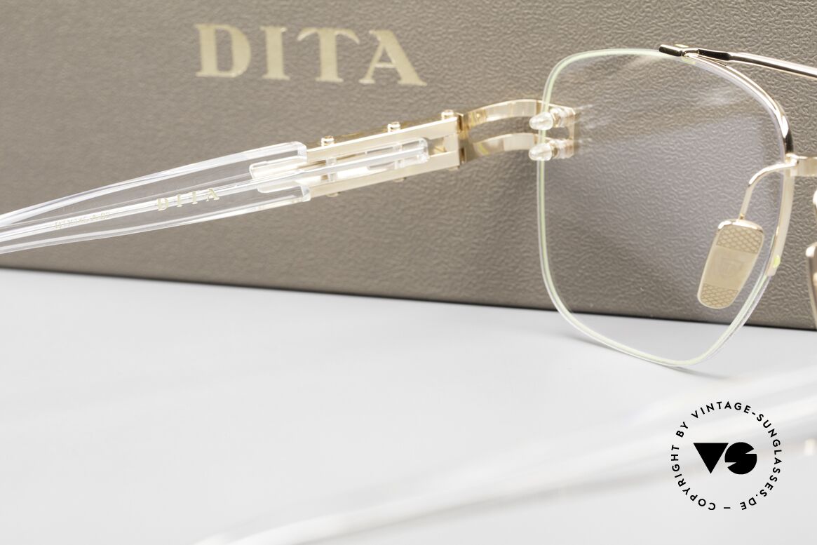 DITA Grand-Evo Rx Herrenbrille Randlos Crystal, Größe: medium, Passend für Herren