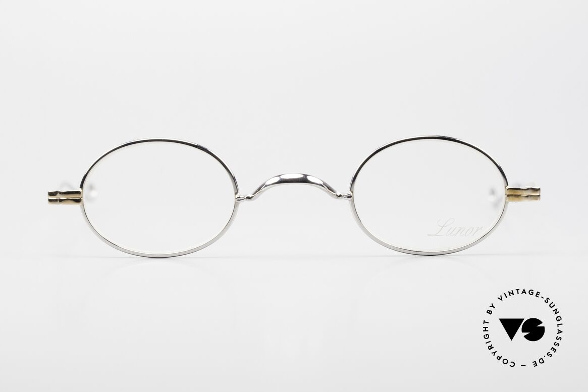 Lunor II 04 Ovale Brille Limited Bicolor, Limited Bicolor Edition; eine exklusive Lesebrille, Passend für Herren und Damen