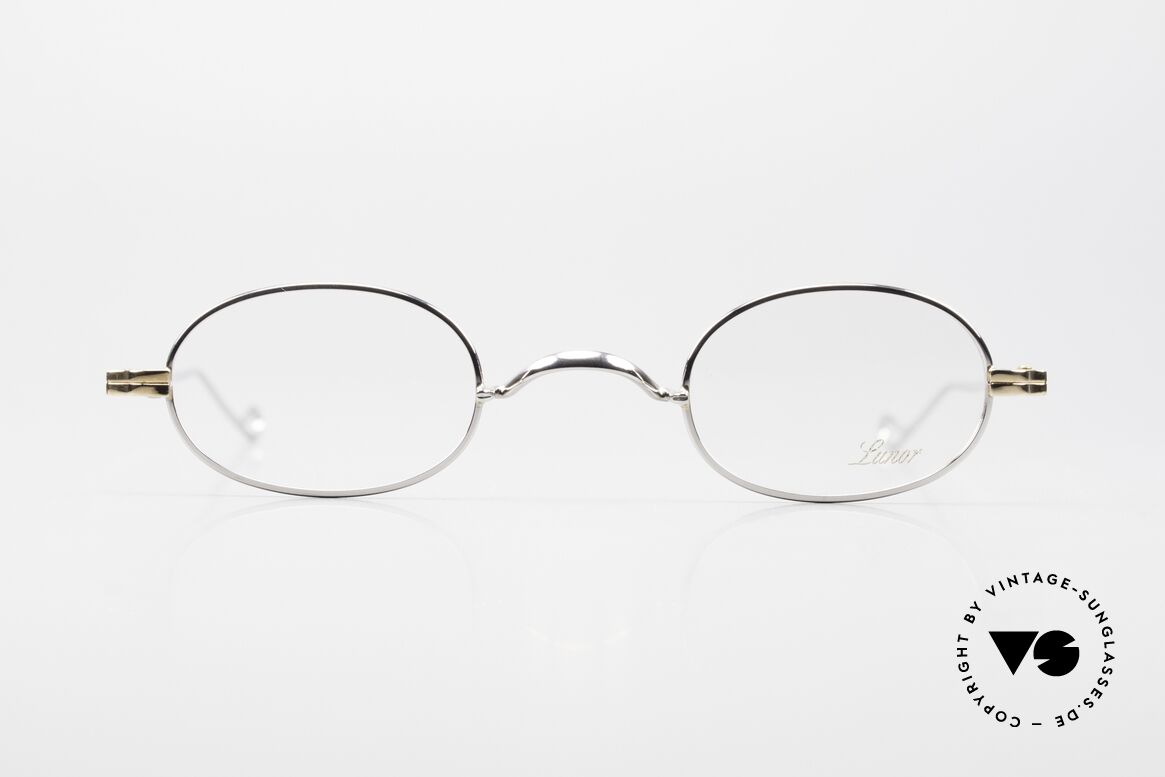 Lunor II 08 Ovale Brille Limited Bicolor, ovale, Lunor Brille Modell "II 08"; Limited Bicolor, Passend für Herren und Damen