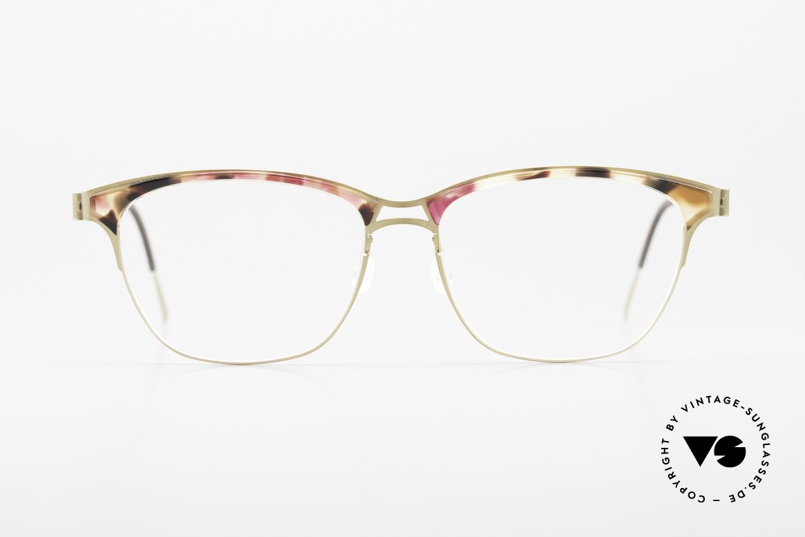 Lindberg 9847 Strip Titanium Damenbrille Kombibrille, Titan-Fassung mit Azetat-Oberrand = "Kombibrille", Passend für Damen