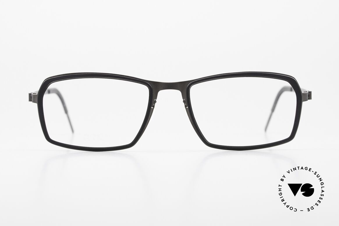 Lindberg 9715 Strip Titanium Herrenbrille Breite Fassung, Modell 9715, in Größe 56/19, Bügel 135mm, Color U9, Passend für Herren