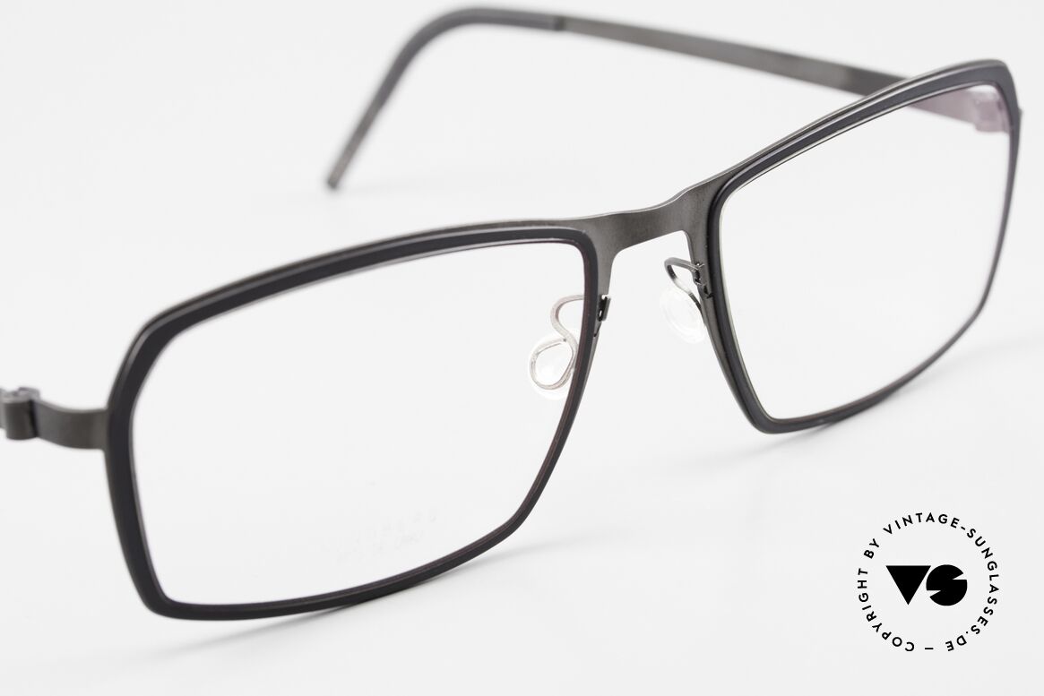 Lindberg 9715 Strip Titanium Herrenbrille Breite Fassung, ungetragenes Designerstück mit original Lindberg Etui, Passend für Herren