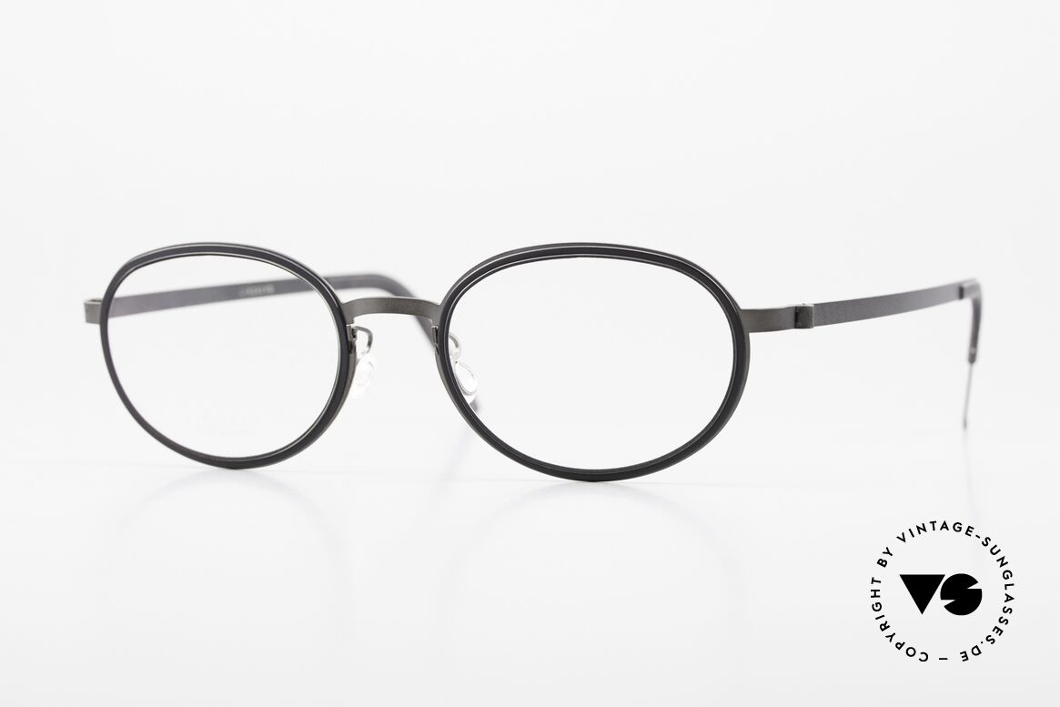 Lindberg 9720 Strip Titanium Brille Damen & Herren Oval, Lindberg Brille für Damen & Herren; Strip Titanium, Passend für Herren und Damen