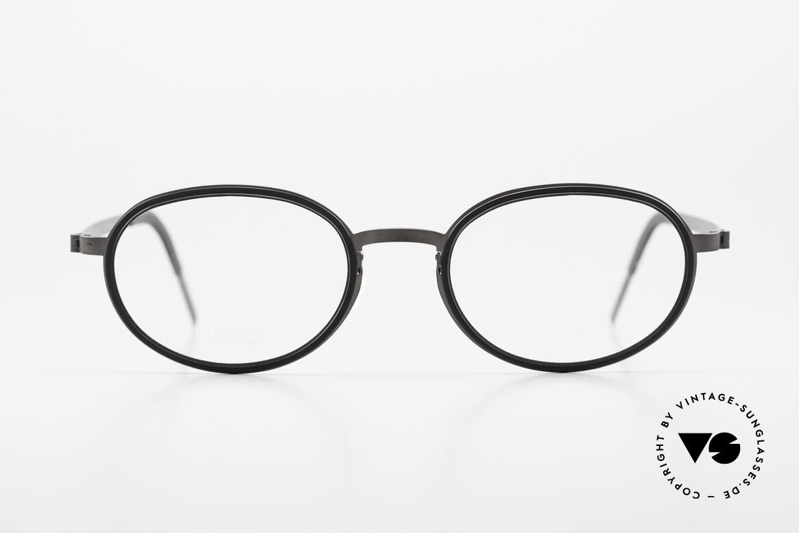 Lindberg 9720 Strip Titanium Brille Damen & Herren Oval, Modell 9720, in Größe 48/19, Bügel 135mm, Col. U9, Passend für Herren und Damen