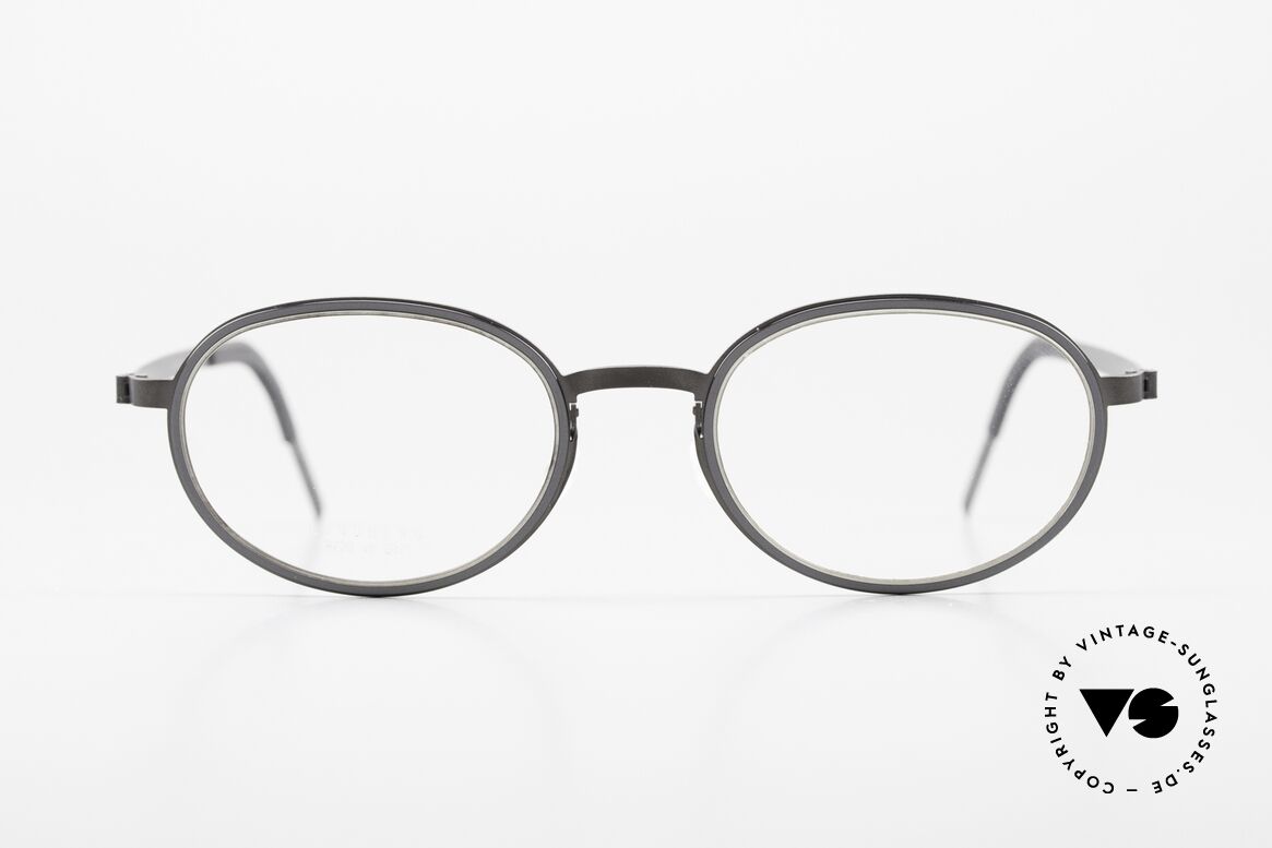 Lindberg 9720 Strip Titanium Brille Oval Damen & Herren, Lindberg Brille für Damen & Herren; Strip Titanium, Passend für Herren und Damen