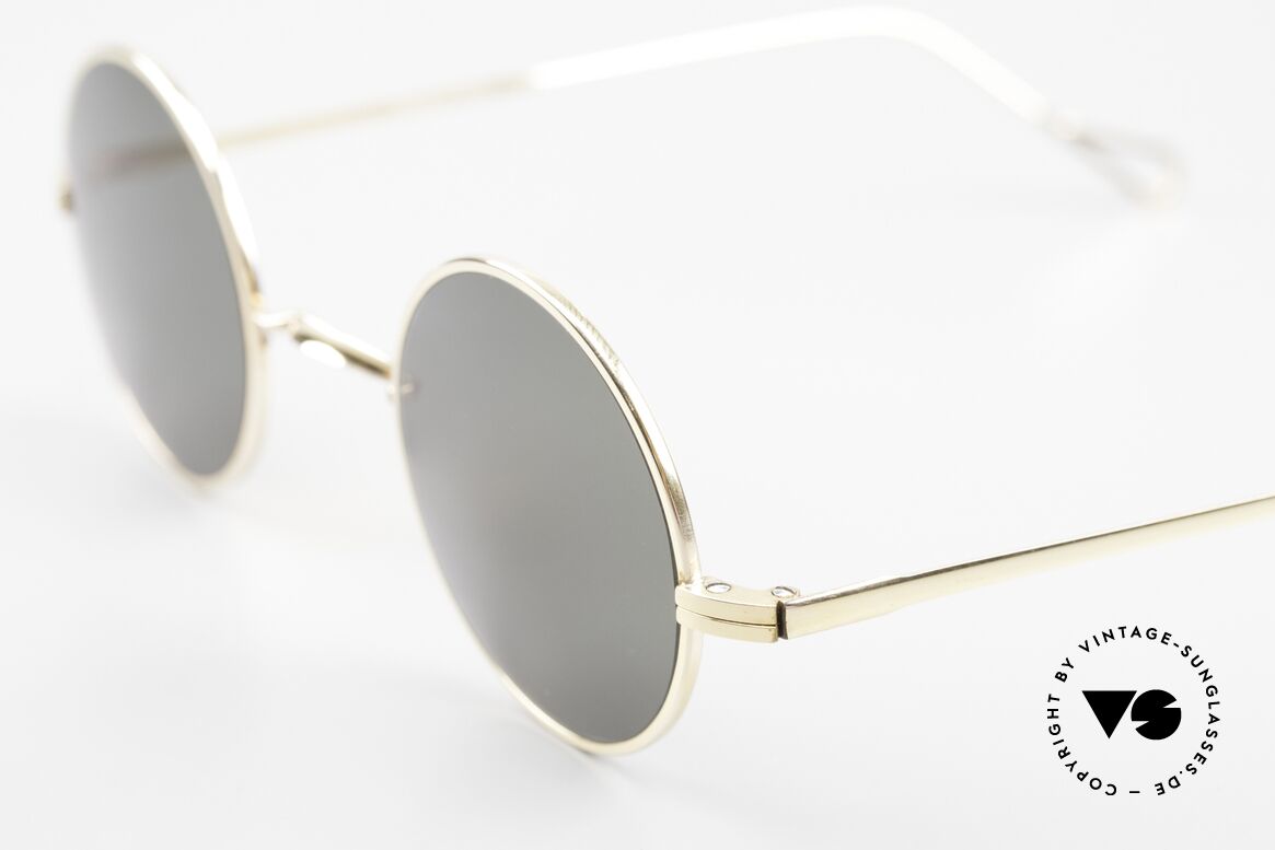 Lennon 14kt Runde Brille Gold Filled, kostbare Rarität mit neuen Gläsern, 100% UV Schutz, Passend für Herren und Damen