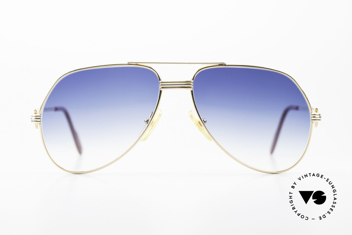 Cartier Vendome LC - S Luxus Sonnenbrille von 1983, wurde 1983 veröffentlicht & dann bis 1997 produziert, Passend für Herren und Damen