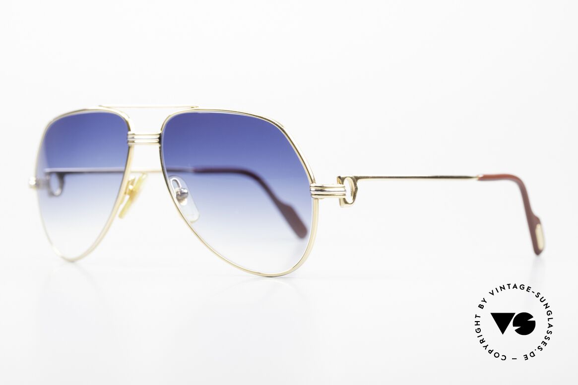 Cartier Vendome LC - S Luxus Sonnenbrille von 1983, u.a. getragen von Christopfer Walken (James Bond '85), Passend für Herren und Damen