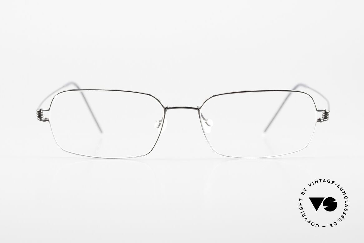 Lindberg Marco Air Titan Rim Herrenbrille Klassisch Zeitlos, LINDBERG Air Titanium Rim Brille in Größe 52-16, 145, Passend für Herren