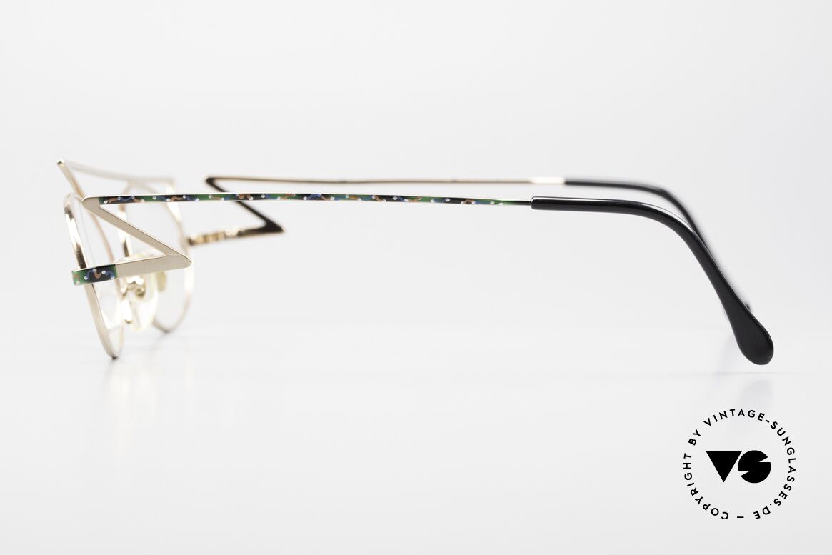 Casanova LC30 ZickZack Brille Blitz Design, Rahmendesign entsprechend der Jugendstil Architektur, Passend für Herren und Damen