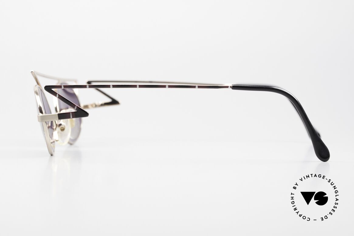Casanova LC30 Jugendstil Sonnenbrille 90er, Rahmendesign entsprechend der Jugendstil Architektur, Passend für Herren und Damen
