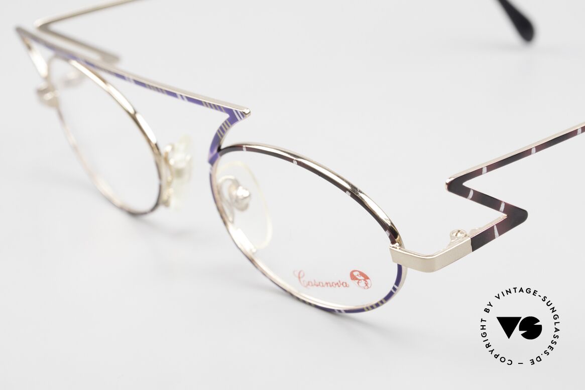 Casanova LC30 Designerbrille Jugendstil, LC ="Liberty Collezione", was im Ital. "Jugendstil" ist, Passend für Herren und Damen